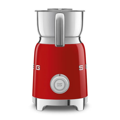 Red and silver Smeg mlk frother