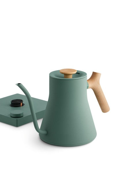 FELLOW Stagg EKG Pro Electric Pour Over Kettle - Smoke Green & Maple