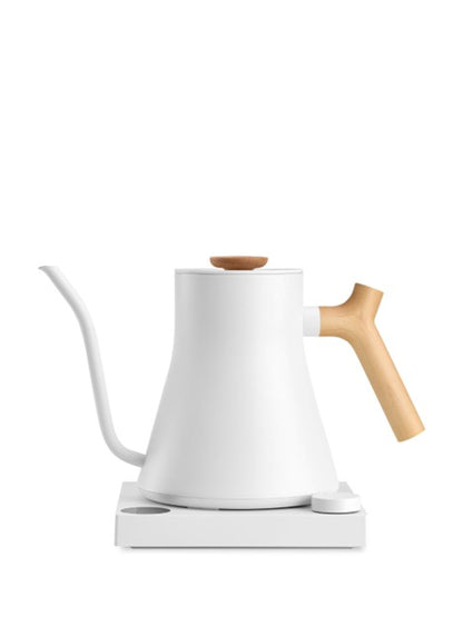 FELLOW Stagg EKG Pro Electric Pour Over Kettle - White & Maple