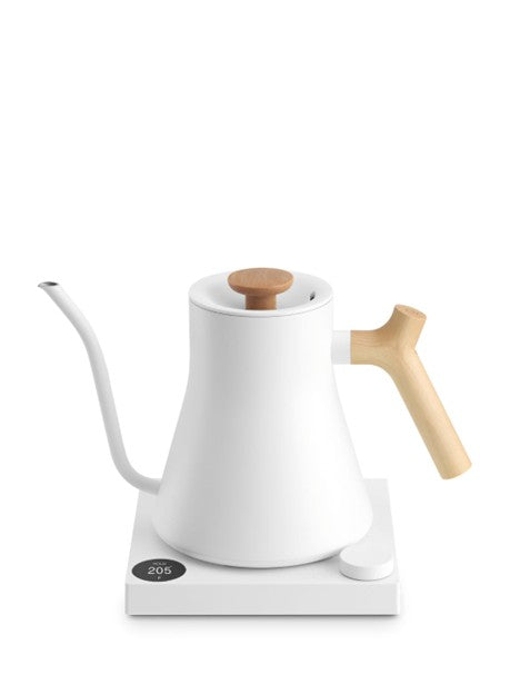 FELLOW Stagg EKG Pro Electric Pour Over Kettle - White & Maple