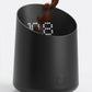 Black subscale with coffee beans