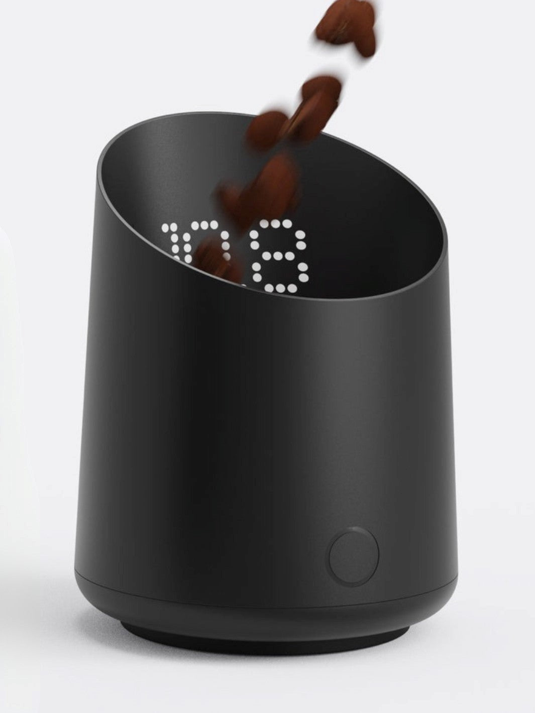 Black subscale with coffee beans