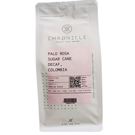 CHRONICLE COFFEE ROASTERS Palo Rosa Sugar Cane Decaf, Colombia [340g]
