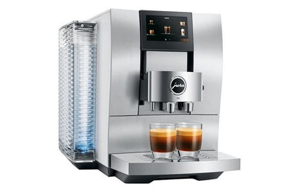 Jua Z10 Coffee machine front view with side angle