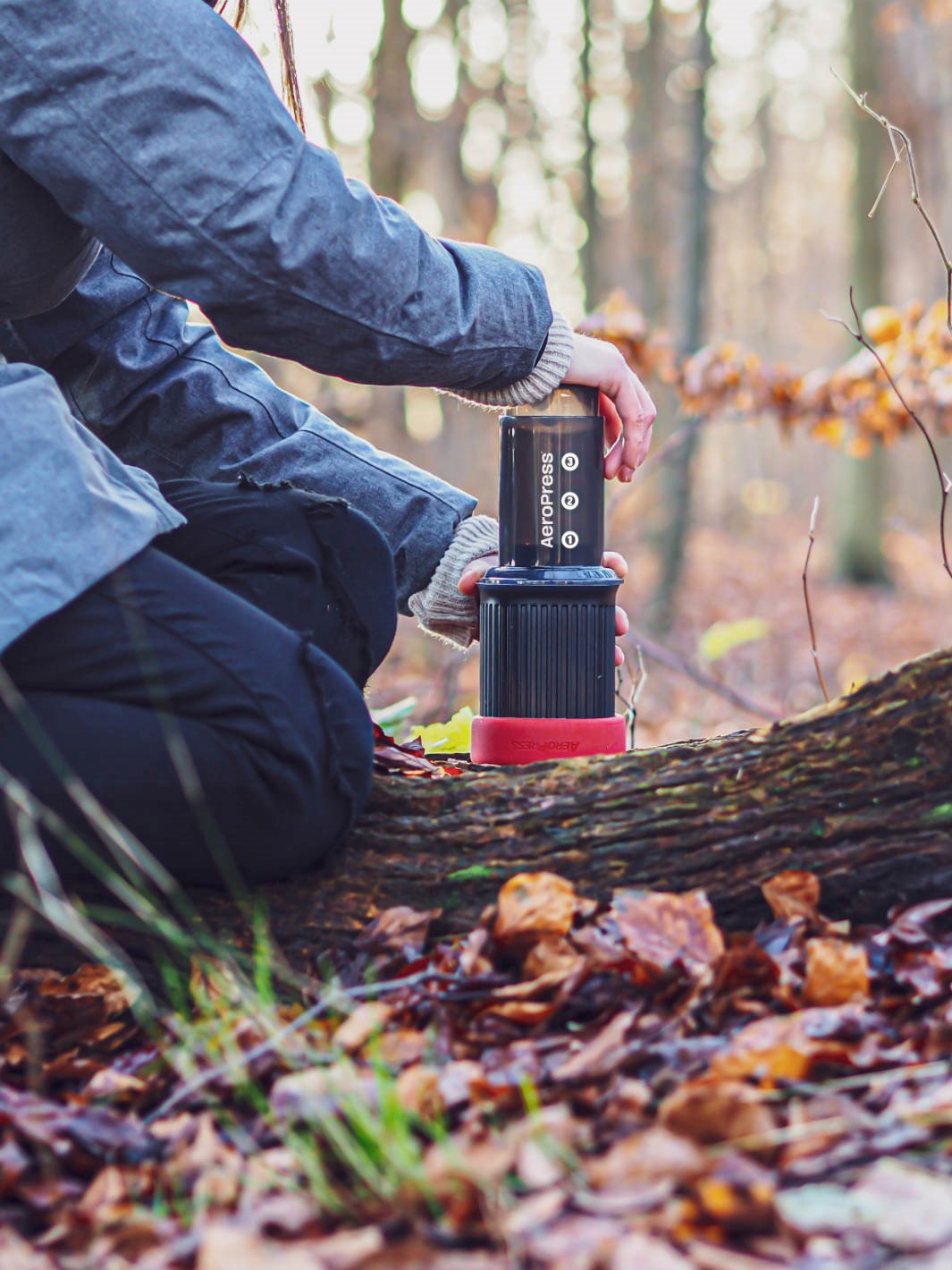 AEROPRESS Go Coffee Maker, Outdoors Real Life