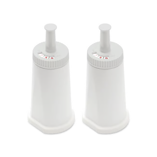 2 white plastic claroswiss filters