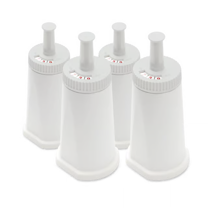 4 white plastic claroswiss filters