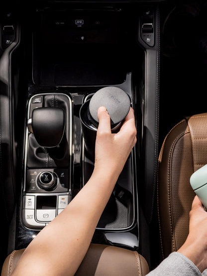 FELLOW Carter Cold Lid & Straw, Real Life Image