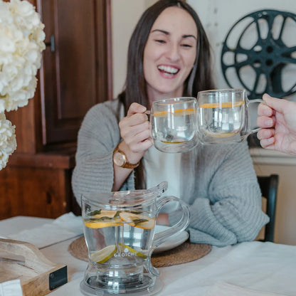 GROSCHE Fresno Double Walled Glass Mugs [270ml]