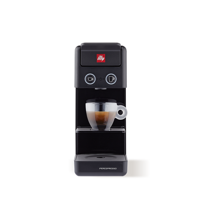 illy Y3.3 iperEspresso Machine - Black Front