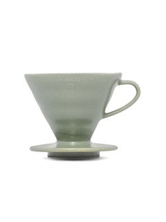 HARIO V60-02 Ceramic Dripper - Oil Green