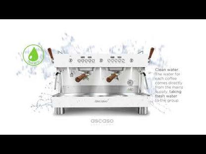 Ascaso Barista T Plus ELT 2 Group Espresso Machine Silver