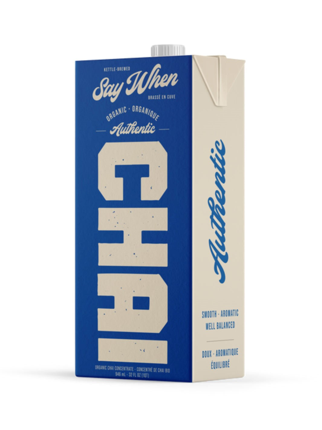 Say When Organic Authentic Chai (946ml) left View