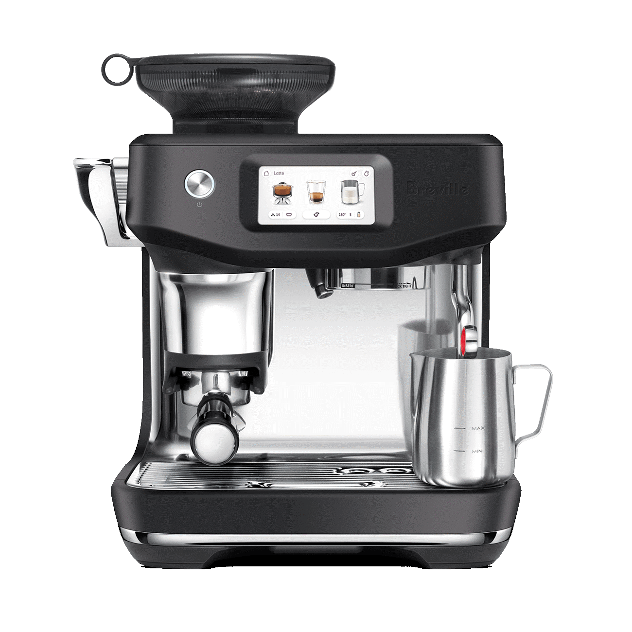 BREVILLE Barista Touch Impress Espresso Machine - Sea Salt Black