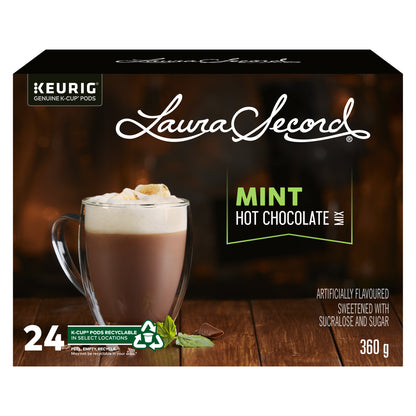 Laura Secord® Mint Hot Chocolate [24 pack] - Gold Roast Coffee Service Ltd.