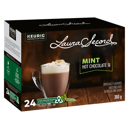 Laura Secord® Mint Hot Chocolate [24 pack] - Gold Roast Coffee Service Ltd.