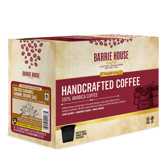 BARRIE HOUSE Salted Caramel Single Serve Coffee [24 Pack]