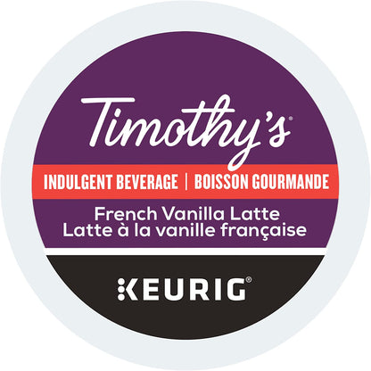 Timothy's® French Vanilla Latte [24 pack] - Gold Roast Coffee Service Ltd.