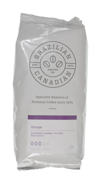 Brazilian Canadian Coffee Europa Blend Beans [2lbs] - Gold Roast Coffee Service Ltd.