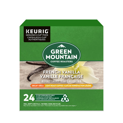 Green Mountain® (GMCR) French Vanilla Decaf [24 pack] - Gold Roast Coffee Service Ltd.