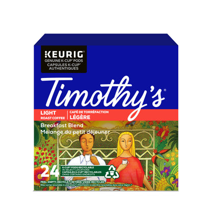 Timothy's® Breakfast Blend Coffee [24 pack] - Gold Roast Coffee Service Ltd.