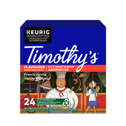 Timothy's® French Vanilla Coffee [24 pack] - Gold Roast Coffee Service Ltd.