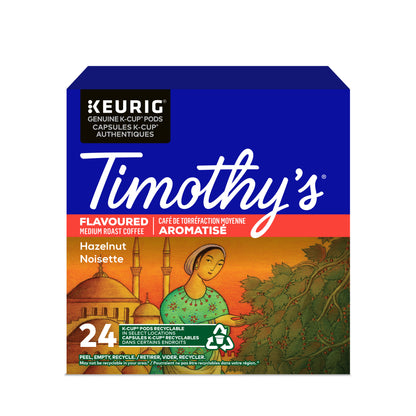 Timothy's® Hazelnut Coffee [24 pack] - Gold Roast Coffee Service Ltd.
