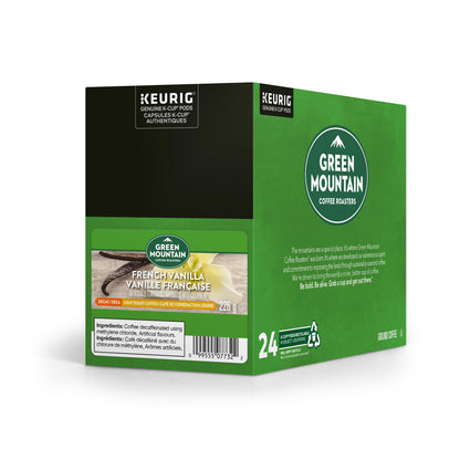 Green Mountain® (GMCR) French Vanilla Decaf [24 pack] - Gold Roast Coffee Service Ltd.