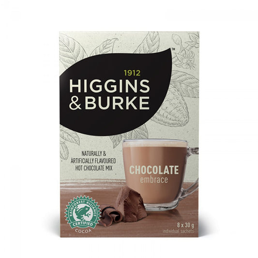 Higgins & Burke Premium Hot Chocolate - Chocolate Embrace [8 x 30g]