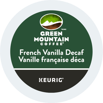 Green Mountain® (GMCR) French Vanilla Decaf [24 pack] - Gold Roast Coffee Service Ltd.