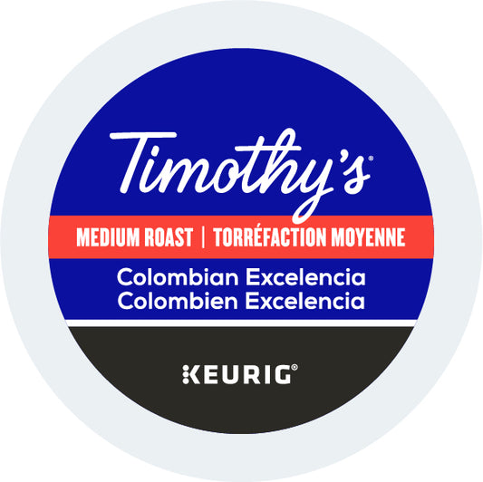 Timothy's® Colombian Excelencia Coffee [24 pack]