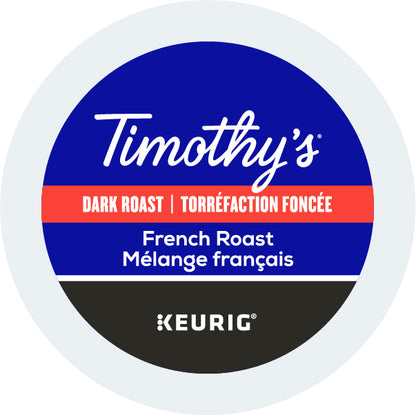 Timothy's® French Roast Coffee [24 pack] - Gold Roast Coffee Service Ltd.