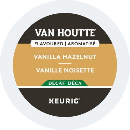 Van Houtte® Vanilla Hazelnut Decaf Coffee [24 pack] - Gold Roast Coffee Service Ltd.