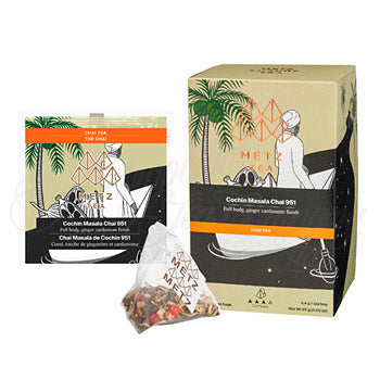 Metz Tea - Cochin Masala Chai [25 pack](sale best before Dec 2021) 1 box in stock