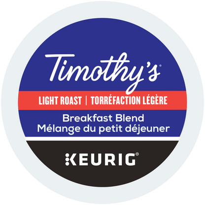 Timothy's® Breakfast Blend Coffee [24 pack] - Gold Roast Coffee Service Ltd.
