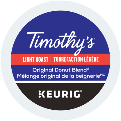 Timothy's® Original Donut Blend™ Coffee [24 pack] - Gold Roast Coffee Service Ltd.
