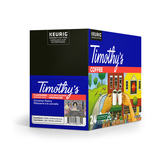 Timothy's® Cinnamon Pastry Coffee [24 pack] - Gold Roast Coffee Service Ltd.