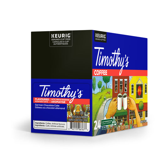 Timothy's® German Chocolate Cake Coffee [24 pack] - Gold Roast Coffee Service Ltd.
