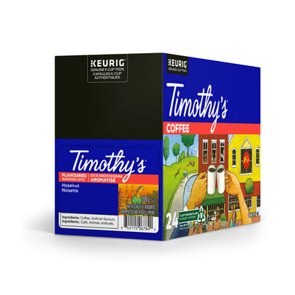 Timothy's® Hazelnut Coffee [24 pack] - Gold Roast Coffee Service Ltd.