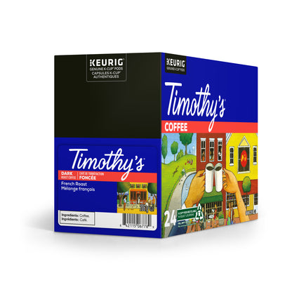 Timothy's® French Roast Coffee [24 pack] - Gold Roast Coffee Service Ltd.