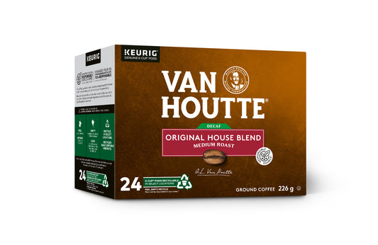Van Houtte® Original House Blend Decaffeinated Coffee [24 pack] - Gold Roast Coffee Service Ltd.